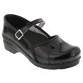 thumbnail image 1 of BJORK Marcella Mary Jane Leather Clogs (Black Patent, EU-37), 1 of 8