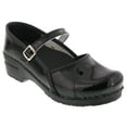 thumbnail image 1 of BJORK Marcella Mary Jane Leather Clogs (Black Patent, EU-40), 1 of 8