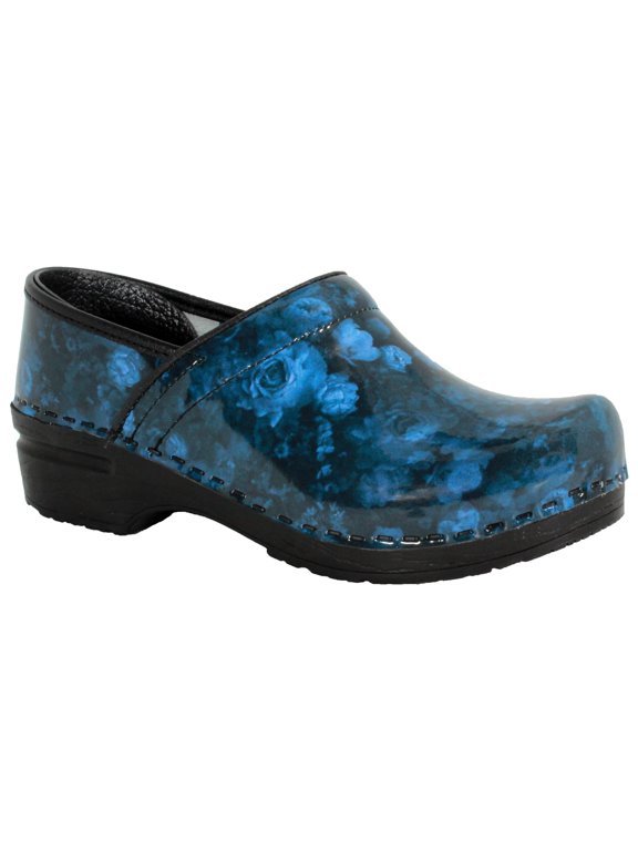PROFESSIONAL Agata Printed Leather Clogs