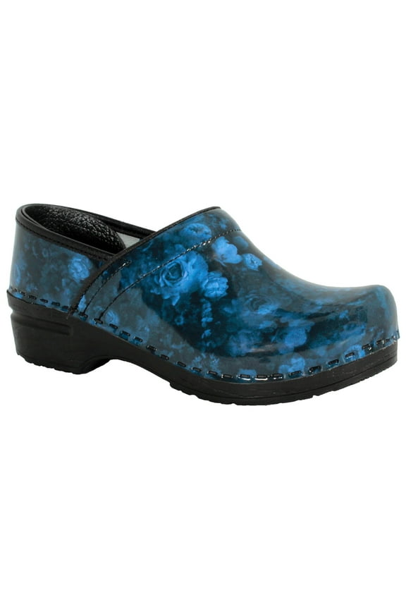 PROFESSIONAL Agata Printed Leather Clogs