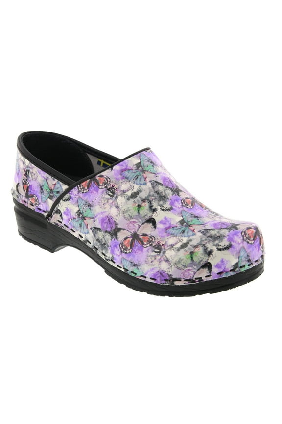 PROFESSIONAL Fjaril Butterfly Leather Clogs