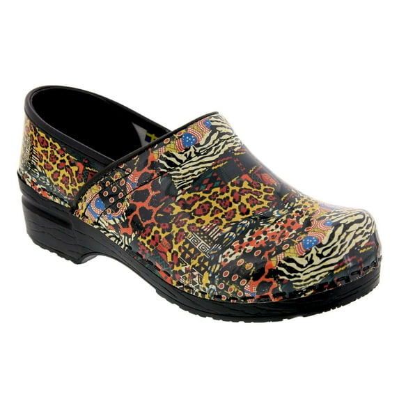 BJORK PROFESSIONAL Safari Chic Leather Clogs