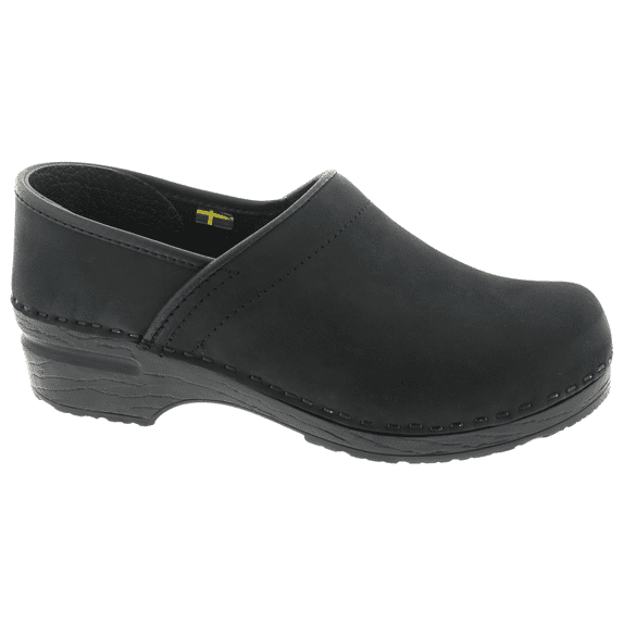 BJORK Professional Leather Clogs (Black Oiled - EU43)
