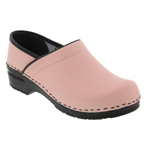 BJORK Professional Leather Clogs (Rose Smooth - EU37)
