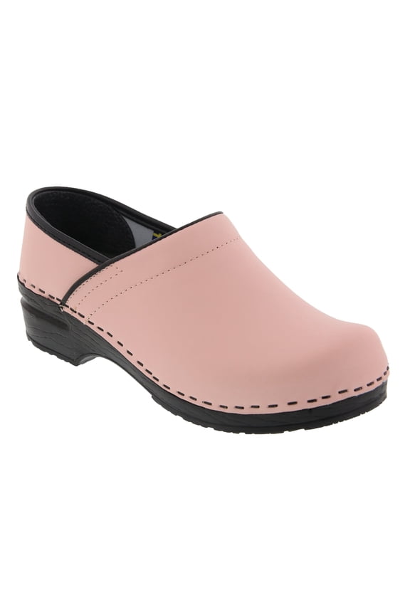 BJORK Professional Leather Clogs (Rose Smooth - EU43)