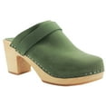 thumbnail image 1 of BJORK TIA Wooden Clogs in Oiled Leather, 1 of 12