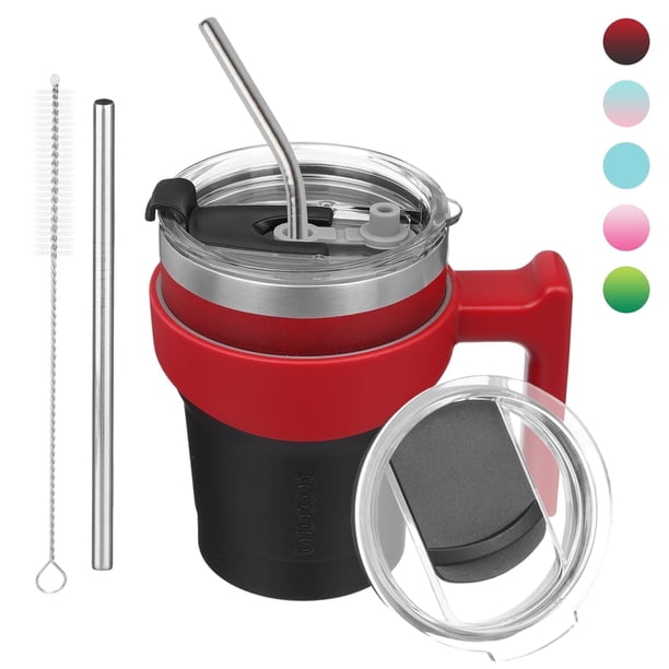 BJPKPK 10oz Travel Coffee Mug,Stainless Steel Insulated Cup with Handle and  Lid,Cyclone - Walmart Business Supplies
