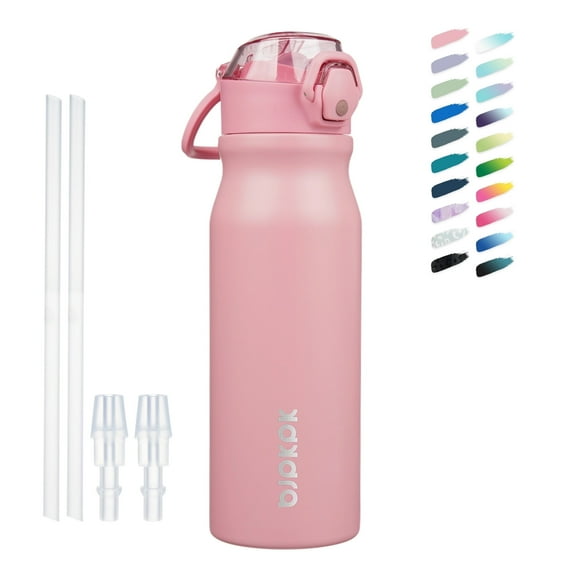 BJPKPK 25oz Stainless Steel Water Bottle with Straw, Insulated Water Bottle, Cosmos