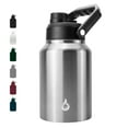 BJPKPK 64 oz Insulated Water Bottle, Dishwasher Safe Half Gallon Water