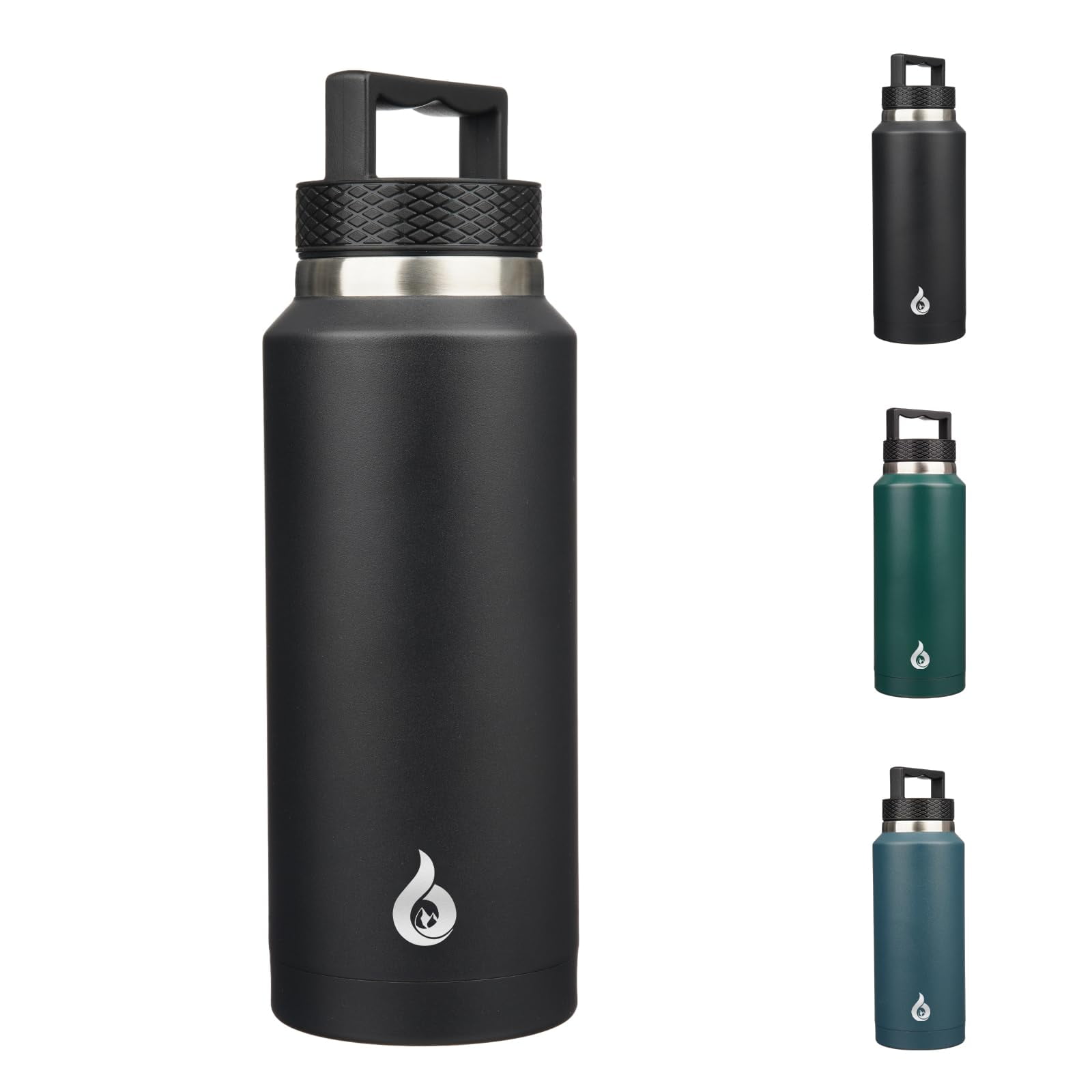 BJPKPK Insulated Water Bottles, Dishwasher Safe 36 oz Water Bottle with