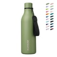 thumbnail image 1 of BJPKPK Insulated Water Bottles with Strap,25oz Stainless Steel Metal Flask,Camp Green, 1 of 6