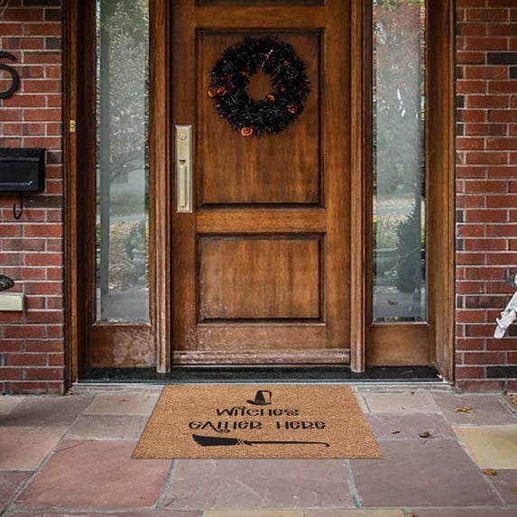 BJUTIR 1 Pcs Doormat Scary Welcome Door Mats Holiday Party Decorating Supplies Non Rubber Washable Durable Easy To Clean Entry Mat Door Mat