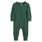 BJUTIR Baby Boy Romper Baby Cotton Rompers Footless Pajamas Zipper Long Sleeve Sleeper Jumpsuit For 12-18 Months