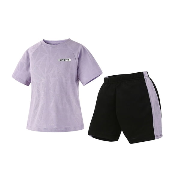 BJUTIR Boys Clothes Set Summer Short Sleeve T Shirt Top Blouse And Shorts Casual Two Piece Outfit Set Durable Clothing Set Size 9-10 Years