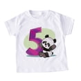 thumbnail image 1 of BJUTIR Boys Fashion T Shirts Short Sleeve Toddler Girls Summer Panda Cartoon Prints T Shirts Tops Outwear Cute For 18-24 Months, 1 of 4