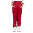 thumbnail image 1 of BJUTIR Boys Snowsuit Little Girls Boys Solid Snow Pants Thick Winter Warm Kids Pants Girl Activewear Clothes Snow Wear Outfits, 1 of 4