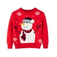 thumbnail image 1 of BJUTIR Boys Sweaters Youth Teen Boys Girls Christmas Cartoon Knit Print Sweater Knitwear, 1 of 9