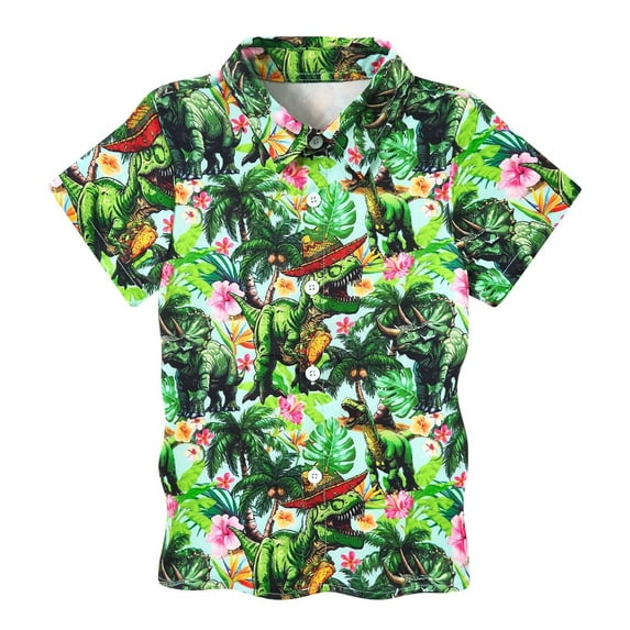 BJUTIR Boys T Shirts Casual Long Sleeve Shirt For Kids Comfortable Twill Button Down Top With Collar Design Breathable Top Size 9-10 Years