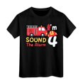 thumbnail image 1 of BJUTIR Boys T Shirts Casual Tops Outdoor Sports Summer Short Sleeve Excavator Graphic Tee Classic Tee Size 6-7 Years, 1 of 4