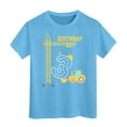 thumbnail image 1 of BJUTIR Boys T Shirts Casual Tops Outdoor Sports Summer Short Sleeve Excavator Graphic Tee Lightweight Tee Size 3-4 Years, 1 of 4