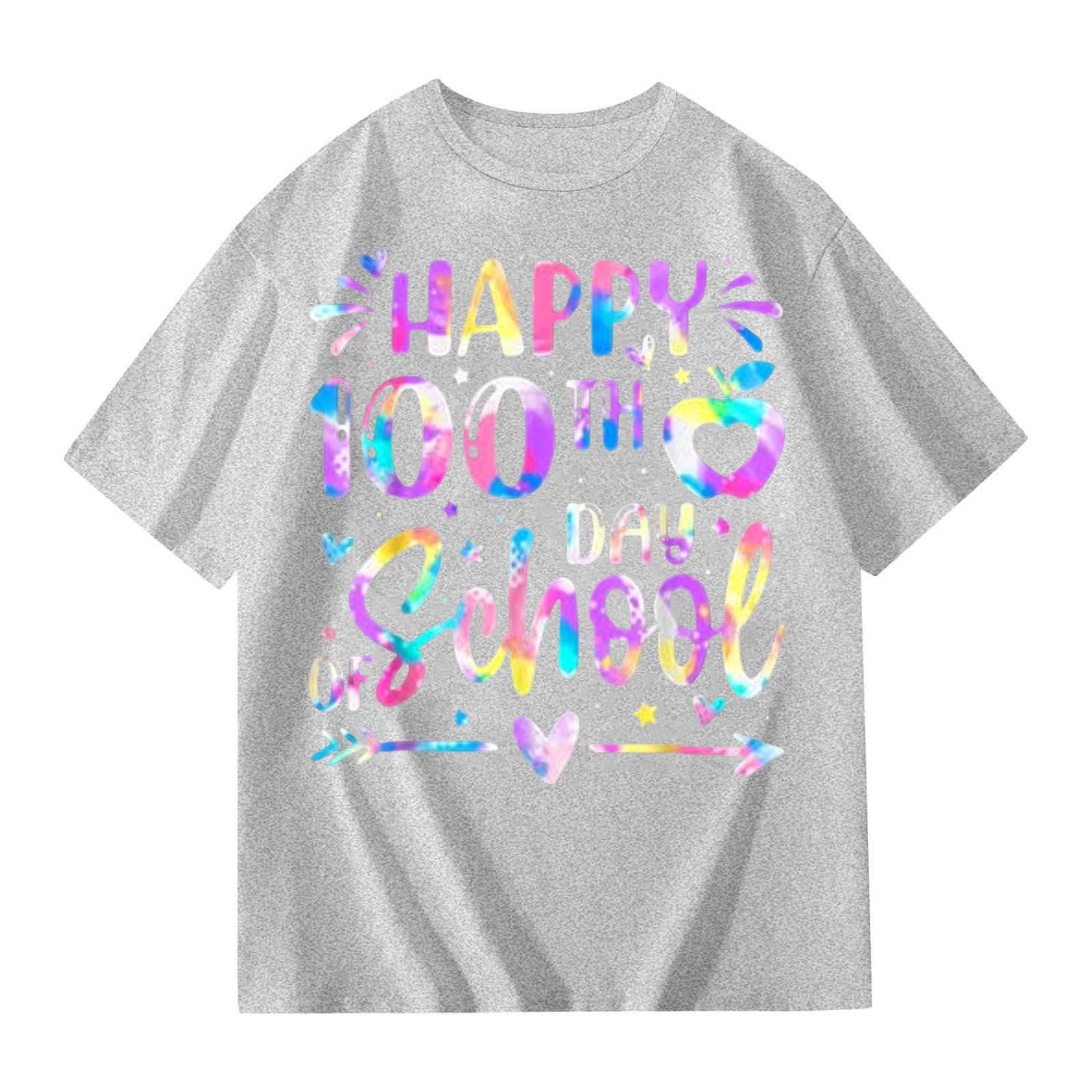 BJUTIR Boys T Shirts Graphic Tee Print Short Sleeve T Shirt For Kids ...
