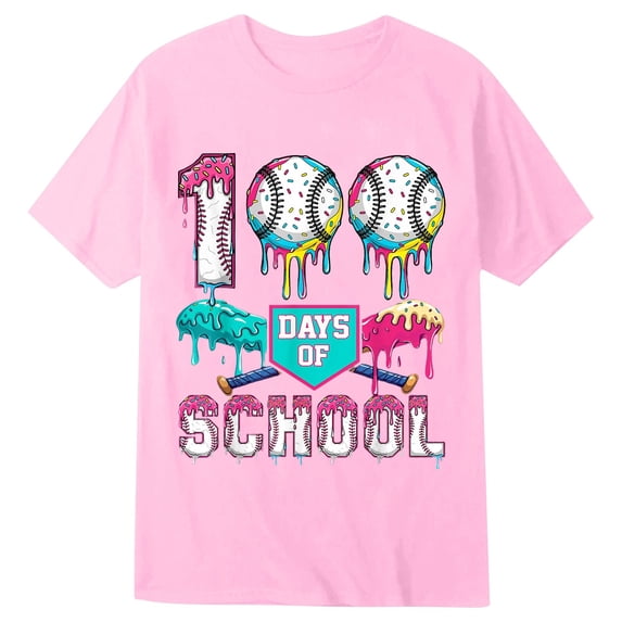 BJUTIR Boys T Shirts Graphic Tee Short Sleeve T Shirt For Back To School Season Soft Casual With Cute Print Round Neck Top For Kids Versatile Tee Size 2-3 Years