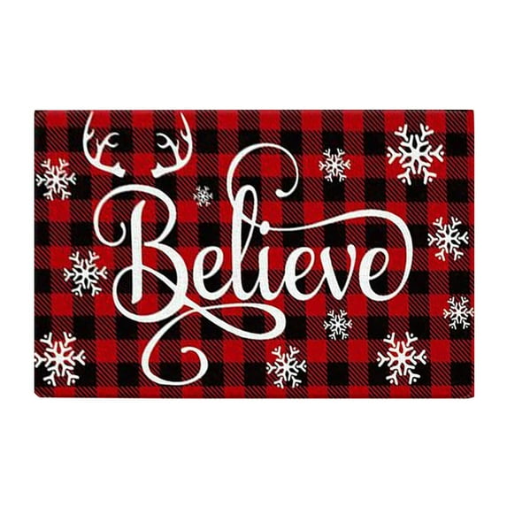 BJUTIR Christmas Doormat Personalized Front Door Decoration Christmas Decoration 40 X 60 Cm Holiday Decor