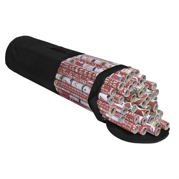 BJUTIR Christmas Wrapping Paper Storage Bag Container Fits 14-20 Gift Wrap Roll Storage Baskets