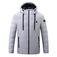 thumbnail image 1 of BJUTIR Coats For Women 4 Zones Hooded Heated Jacket Washable Jacket Heating Pocket Heating 3 Heated Level Womens Clothing, 1 of 9