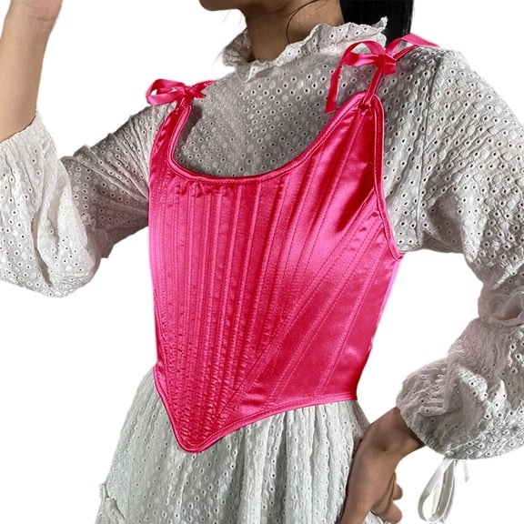 BJUTIR Corset Tops For Women Waist Lace Bustier Corset Top Stylish Bodysuit Slim Fit Tops Rd2