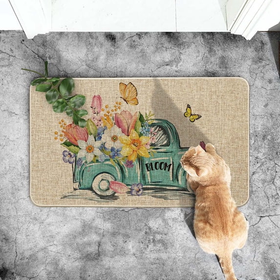 BJUTIR Door mat 1Pcs Spring Summer Mats Floor Mats Holiday Mats Welcome Door Mats Polyester Door Mats St. Patricks Day 1Pcs Floor Mats