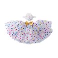 thumbnail image 1 of BJUTIR Girls Skirts Baby Layered Sequins Tutu Skirt Toddler Ballet Dance Dress And Headband First Birthday Outfits Size 12-24 Months White, 1 of 6