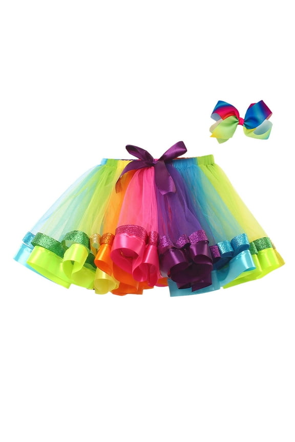 Girls Skirts Double Mesh Tutu Skirt Animal Series Show Dress Size 2-4 Years Camouflage
