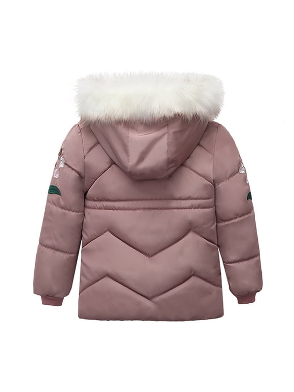 Girls Snowsuit Warm Girl Children Winter Hoodie Zip Thick Coats Jacket Outwear Kids Boys Snow Girls Coat&Jacket