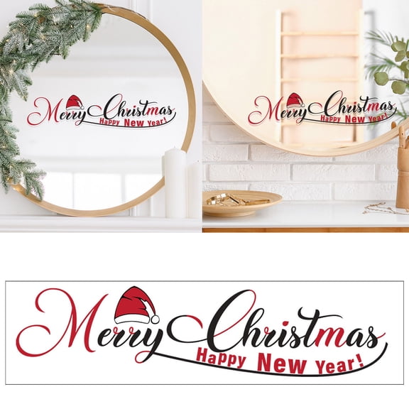 BJUTIR Home Decor Christmas Decorations Wall Stickers Removable Wall Art Decals Party Supplies Home Window Decorations Home Interior Wall Stickers