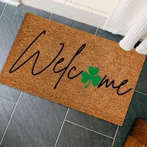 BJUTIR Indoor Doormat Irish Day Floor Mats Holiday Mats Welcome Door Mats Polyester Door Mats