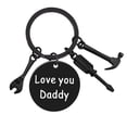 thumbnail image 1 of BJUTIR Key Chain If Dad Can'T Fix It No One Can Screwdriver Wrench Hammer Key Chain Ring Tool Charms Keychain Key Chain Gift For Dad, 1 of 5