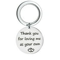 thumbnail image 1 of BJUTIR Key Chain Thank You For Loving Me As Your Own Mom In Law Gifts Idea For Mothers Day From Husband Daughter Son Kids, 1 of 3