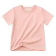 thumbnail image 1 of BJUTIR Kids T-Shirts For Boys Girls Dance Tank Top Racerback Crop Tank Top Short Sleeve Sports Soild Dance Top Ballet Gymnastics, 1 of 4