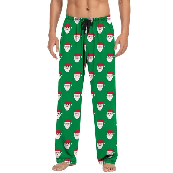 Bjutir Christmas Pajamas Pants Christmas Mens Casual Pants Pajama Pants With Drawstring And Pockets Christmas Gift L