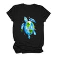 thumbnail image 1 of BJUTIR Plus Size Tops For Women Womens Summer 2022 Earth Day Restoration Earth Natural Planet Cute Earth Day T Shirt, 1 of 6