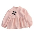 thumbnail image 1 of BJUTIR Summer Dresses For Girls Size 3-4 Y Cute Little Girl Lace Dress Long Sleeve Pink Sundress, 1 of 6