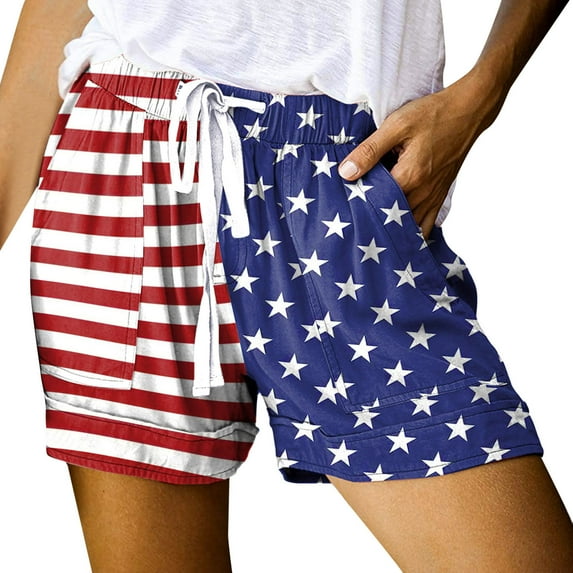 Shorts For Women Casual Summer Summer High Elastic Comfy Drawstring Casual Elastic Waist Pocketed Shorts Womens Shorts