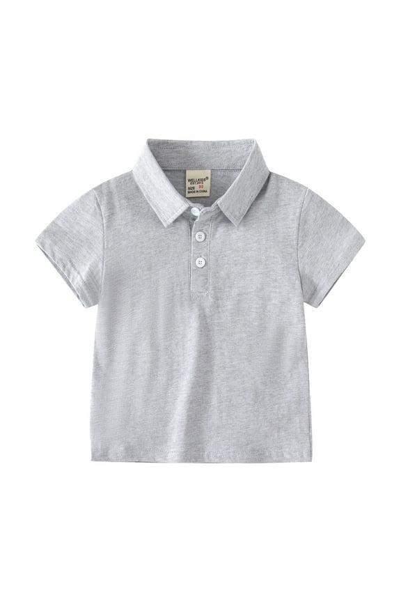 Summer Shirts For Boys Kids Toddler Flannel Shirt Jacket Soild Short Sleeve Lapel Button Down Shacket Baby Girls Shirt Top Outwear