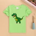 thumbnail image 1 of BJUTIR Summer Toddler Boys Girls Tops Shirt Cartoon Dinosaurs Ptrints Shirt Mothers Day Gift Trendy Kid Shirt Kid T Shirt Youth Shirt Top, 1 of 3