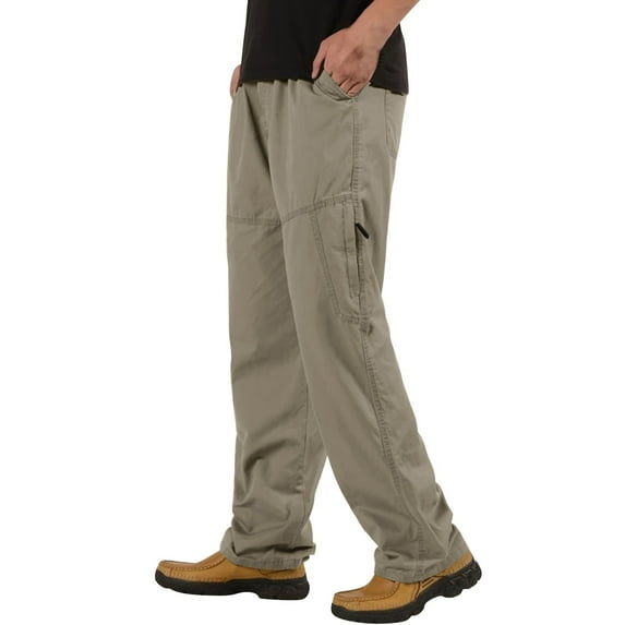 BJUTIR Sweatpants For Men Fashion Casual Loose Cotton Plus Size Pocket Lace Up Elastic Waist Pants Trousers