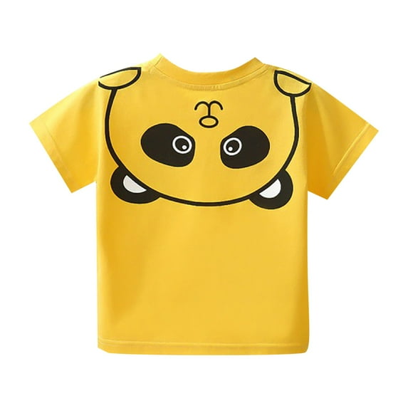 BJUTIR T Shirts For Boys Girls Cotton Short Sleeve T Shirt Panda Pattern Boy Pajamas Home Clothes Air Conditioning Clothes Casual Going Out