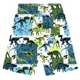 thumbnail image 1 of BJUTIR Toddler Boys Shorts With Dinosaur Print Comfortable Casual Kids Athletic Playwear For Daily School Outdoor Activities Classic Green Boy Pants Size 2-3 Years, 1 of 4