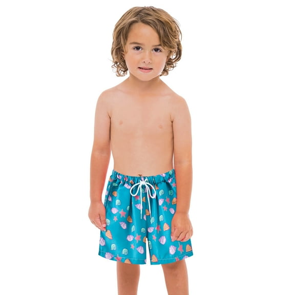 BJUTIR Toddler Boys Swim Shorts 2-8Y Kids Baby Cartoon Swim Trunks Swimsuit Bathing Suit Beach Swimming Shorts