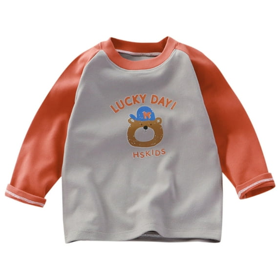 BJUTIR Toddler Girl T Shirt Kids Long Sleeve Basic Inside T Shirt Casual Tees Shirt Tops Solid Cloths For 2-3 Years